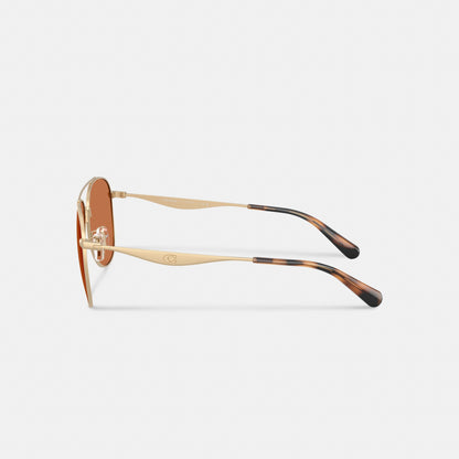 C Hardware Metal Pilot Sunglasses