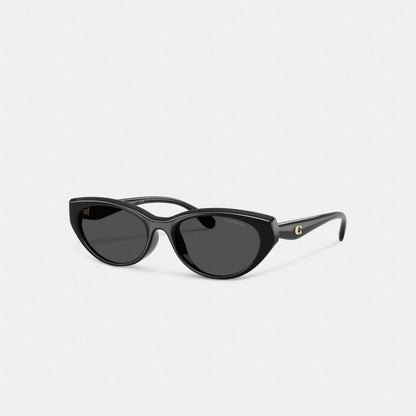 C Hardware Oval Cat Eye Sunglasses