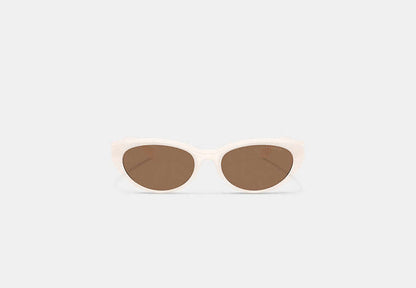 C Hardware Oval Cat Eye Sunglasses