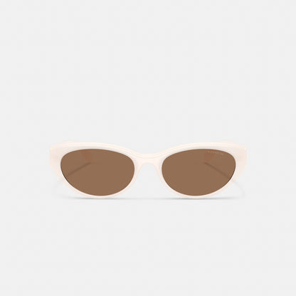 C Hardware Oval Cat Eye Sunglasses