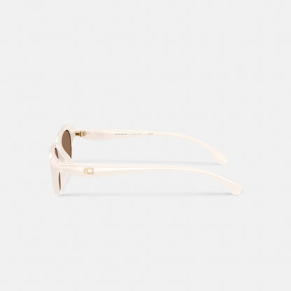 C Hardware Oval Cat Eye Sunglasses