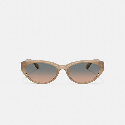 C Hardware Oval Cat Eye Sunglasses