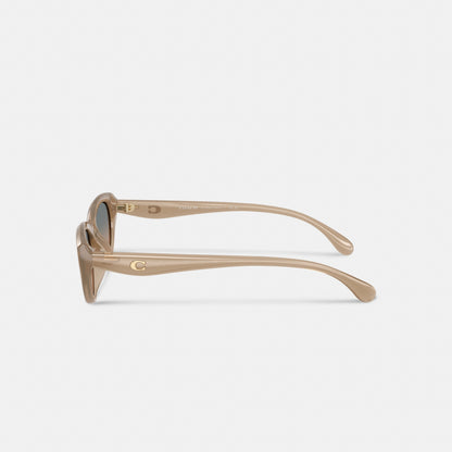 C Hardware Oval Cat Eye Sunglasses