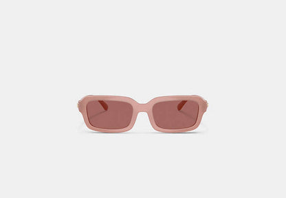C Heart Narrow Square Sunglassses