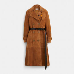 Reloved Suede Trench Coat