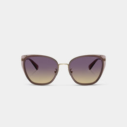 C Hardware Metal Square Sunglasses
