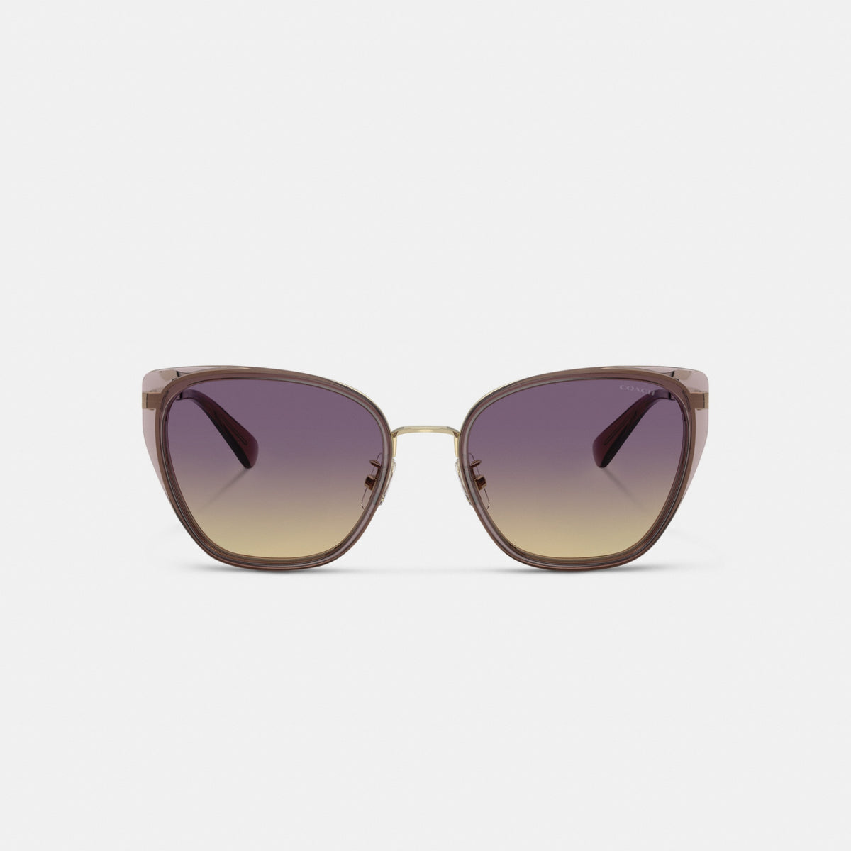 C Hardware Metal Square Sunglasses