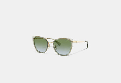C Hardware Metal Square Sunglasses