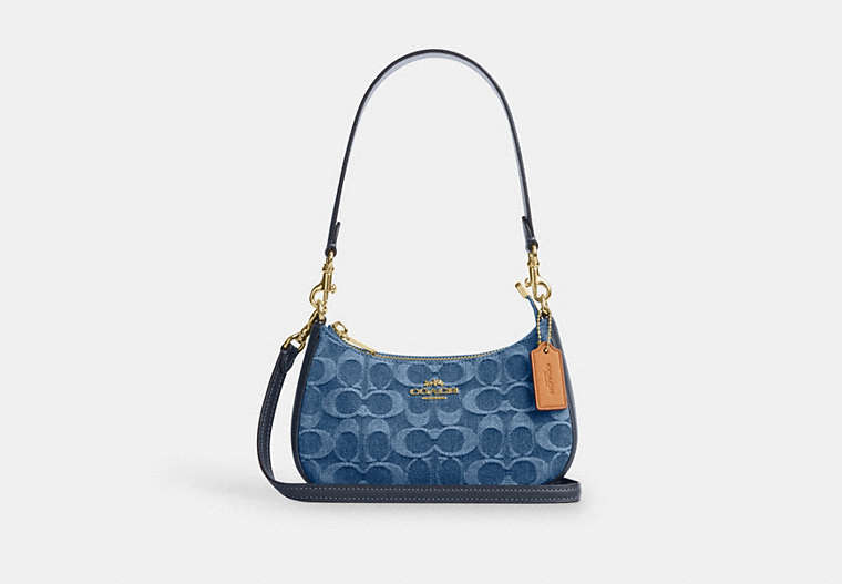 Teri Mini Crossbody Bag In Signature Denim