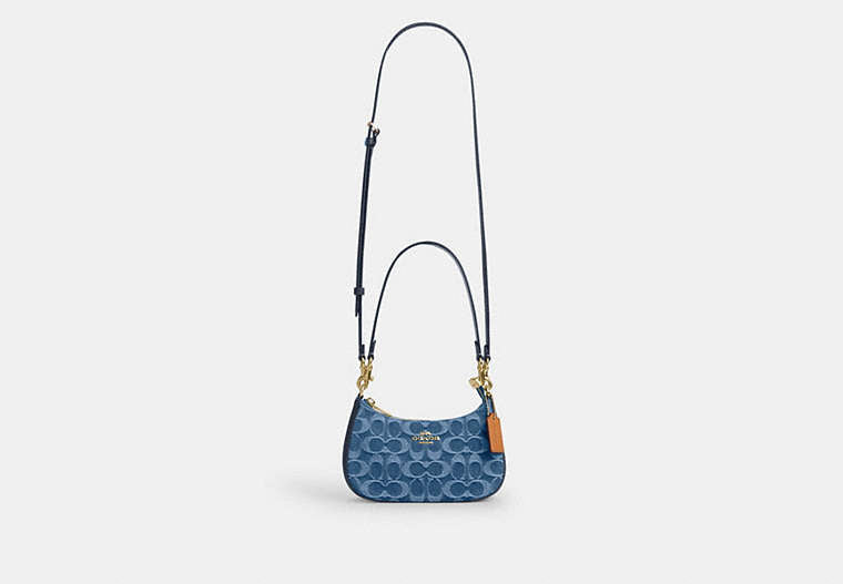 Teri Mini Crossbody Bag In Signature Denim