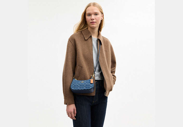 Teri Mini Crossbody Bag In Signature Denim