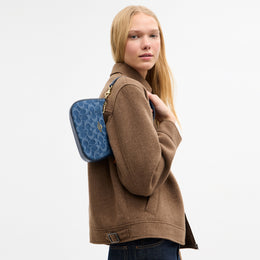 Teri Mini Crossbody Bag In Signature Denim