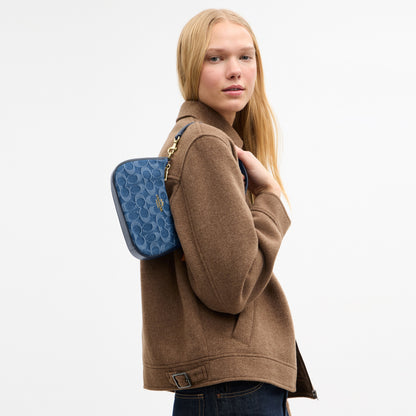 Teri Mini Crossbody Bag In Signature Denim