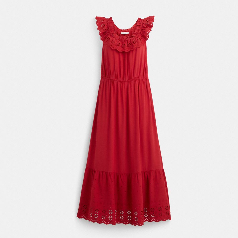 Restored Sleeveless Ruffle Dress