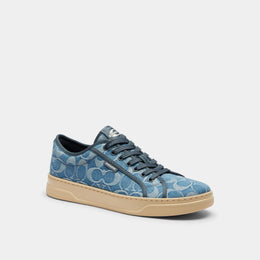 Canvas Sneaker In Signature Denim