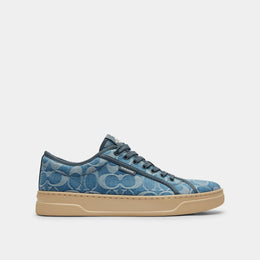 Canvas Sneaker In Signature Denim