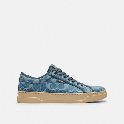 Canvas Sneaker In Signature Denim