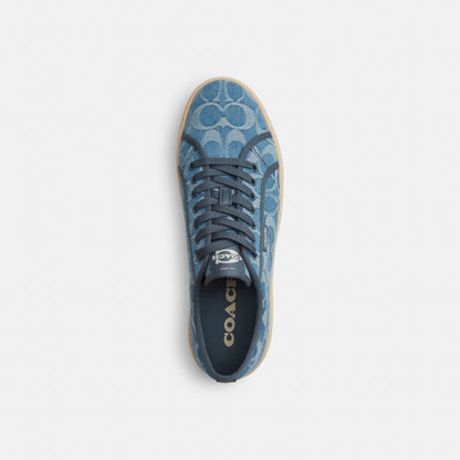 Canvas Sneaker In Signature Denim