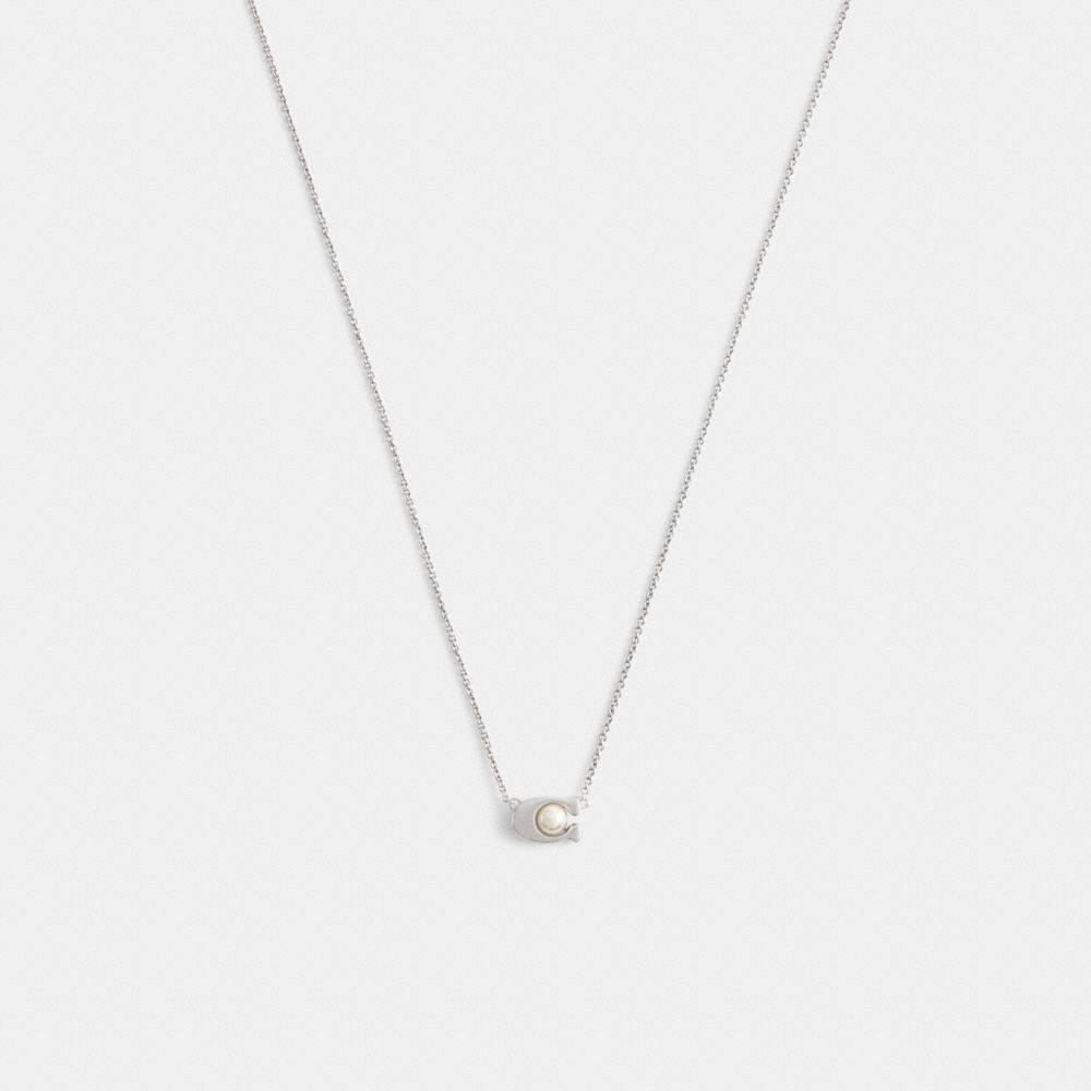 Signature Pearl Pendant Necklace