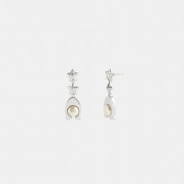 Wildflower Signature Pearl Statement Drop Earrings