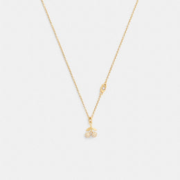 Pavé Cherry Pendant Necklace