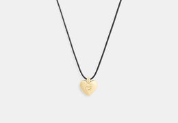 Signature Heart Cord Pendant Necklace