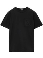 Loewe Tonal Pocket Relaxed Fit T-Shirt in Black