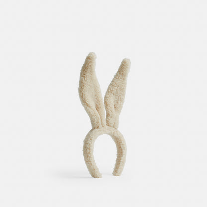 Bunny Ears Headband In Shearling
