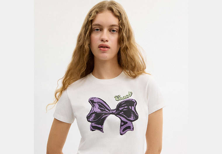 Bow T-Shirt In Organic Cotton