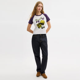 Charms Raglan T-Shirt In Organic Cotton