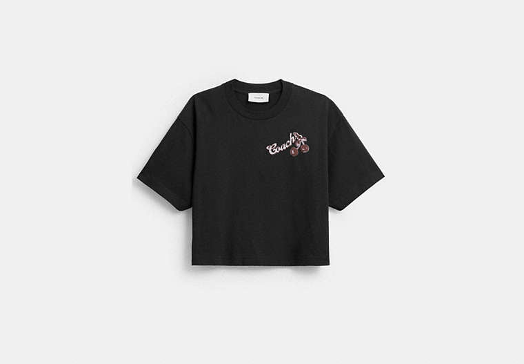 Charms Cropped T-Shirt In Organic Cotton