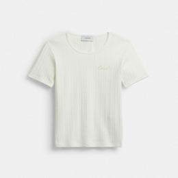 Pointelle T-Shirt