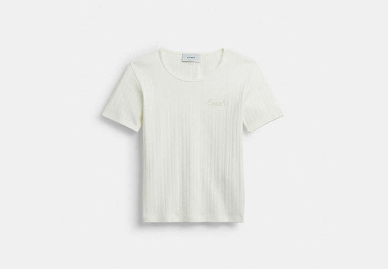 Pointelle T-Shirt
