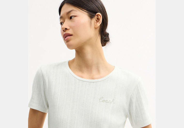 Pointelle T-Shirt