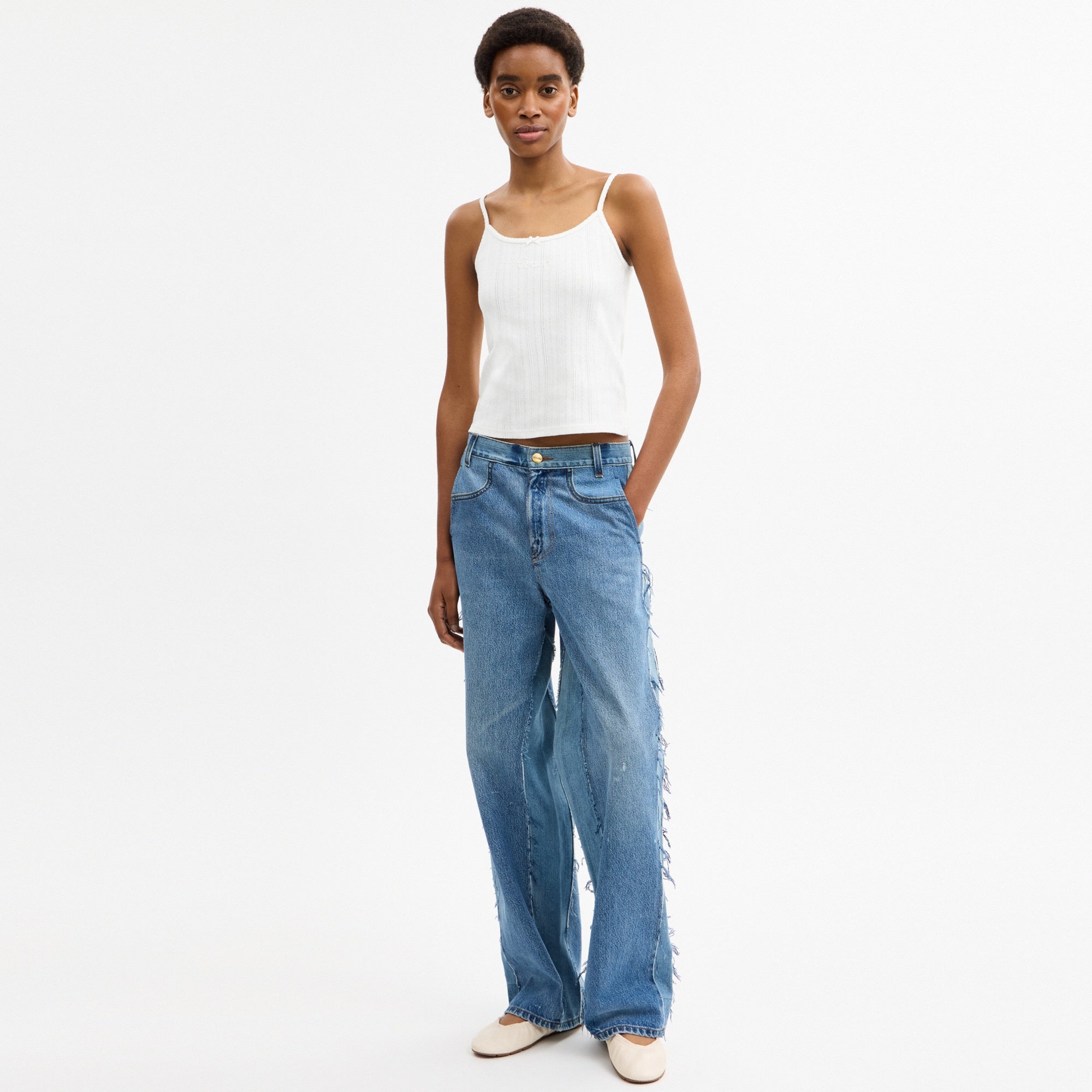 Pointelle Tank