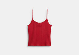 Pointelle Tank