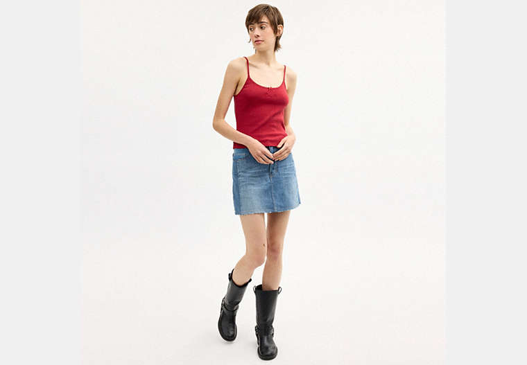 Pointelle Tank