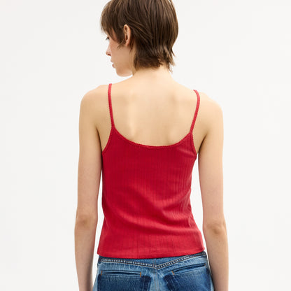 Pointelle Tank