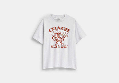 Pretzel Relaxed T-Shirt In Organic Cotton