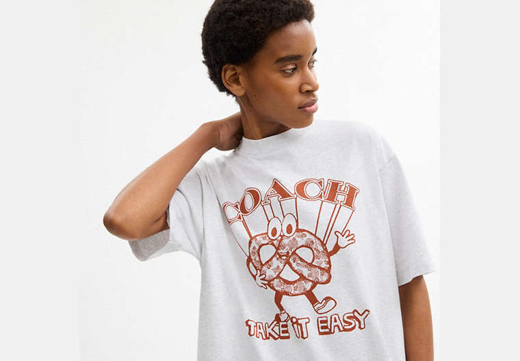 Pretzel Relaxed T-Shirt In Organic Cotton