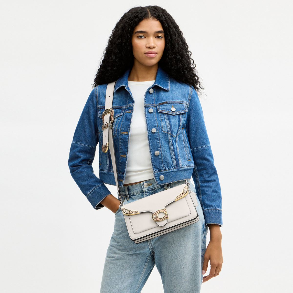 Tabby Shoulder Bag 26 With American Craft Buckle