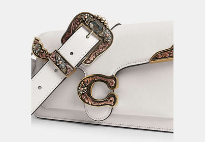 Tabby Shoulder Bag 26 With American Craft Buckle