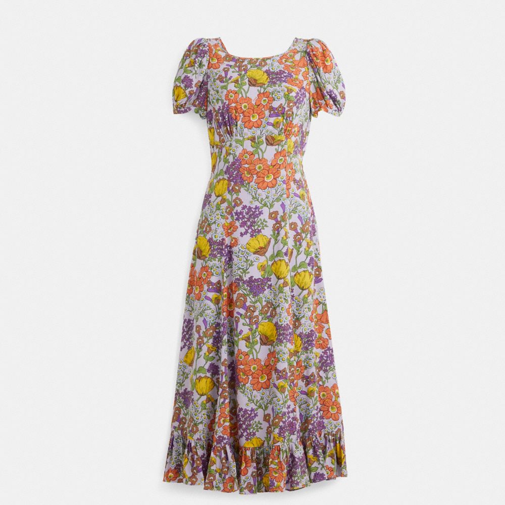 Restored Floral Midi Dress