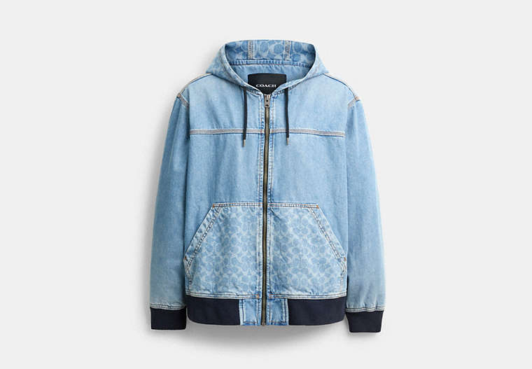 Signature Denim Zip Jacket