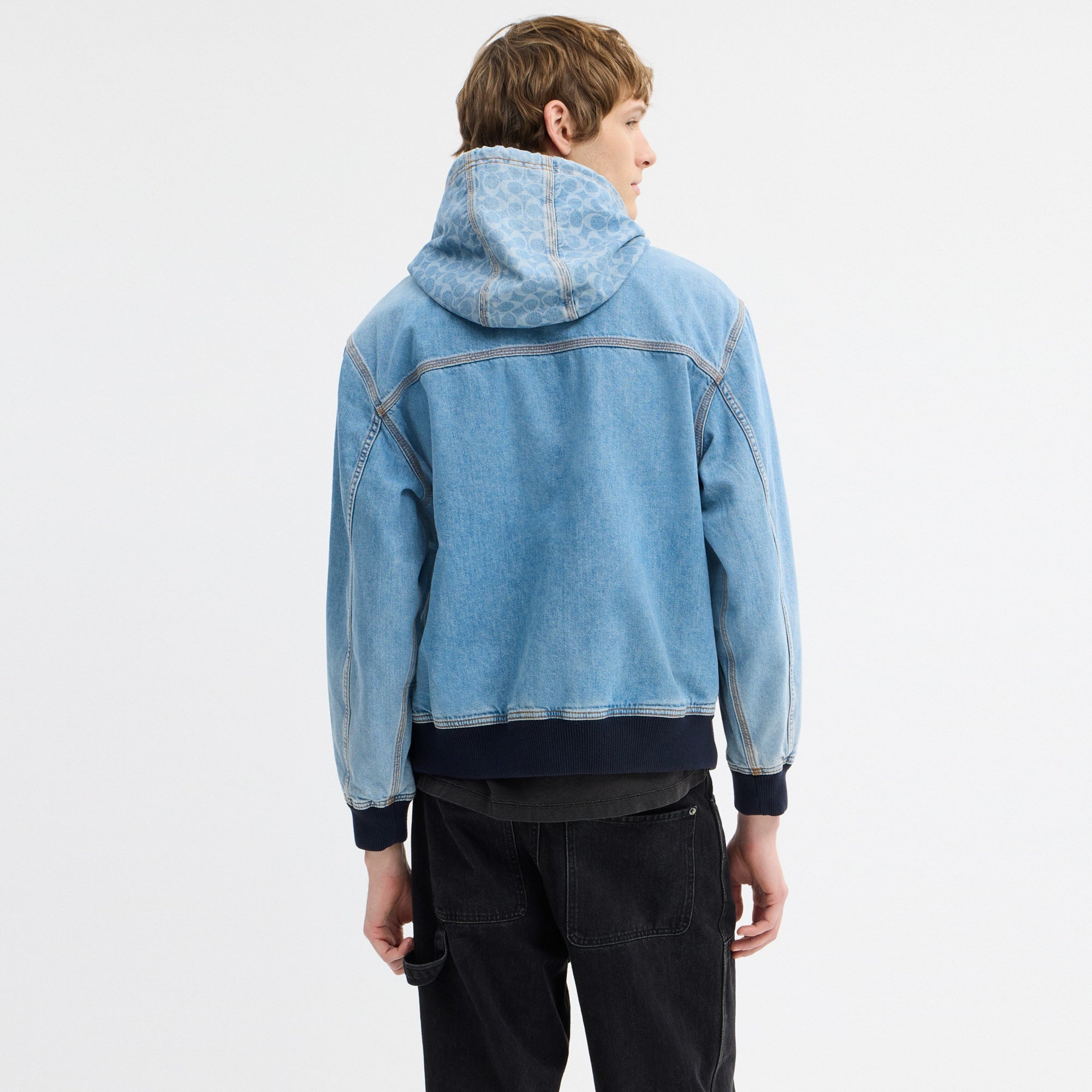 Signature Denim Zip Jacket