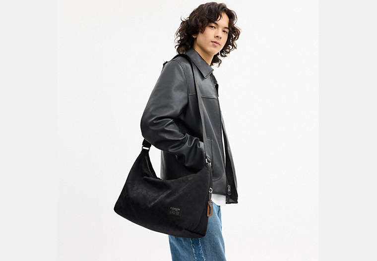 Leo Crossbody In Signature Nylon