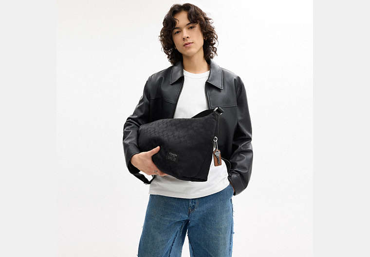Leo Crossbody In Signature Nylon