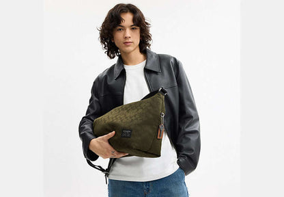 Leo Crossbody In Signature Nylon