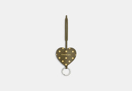 Heart Bag Charm With Key Ring