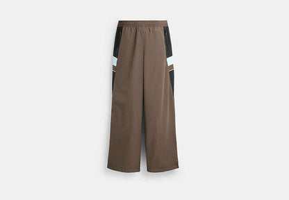 Straight Leg Track Pants In Recycled Polyester